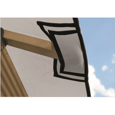12 pi. Sq. Auvent de remplacement pour l 12 pi Sundura Sq. Pavillon de jardin ACACIA