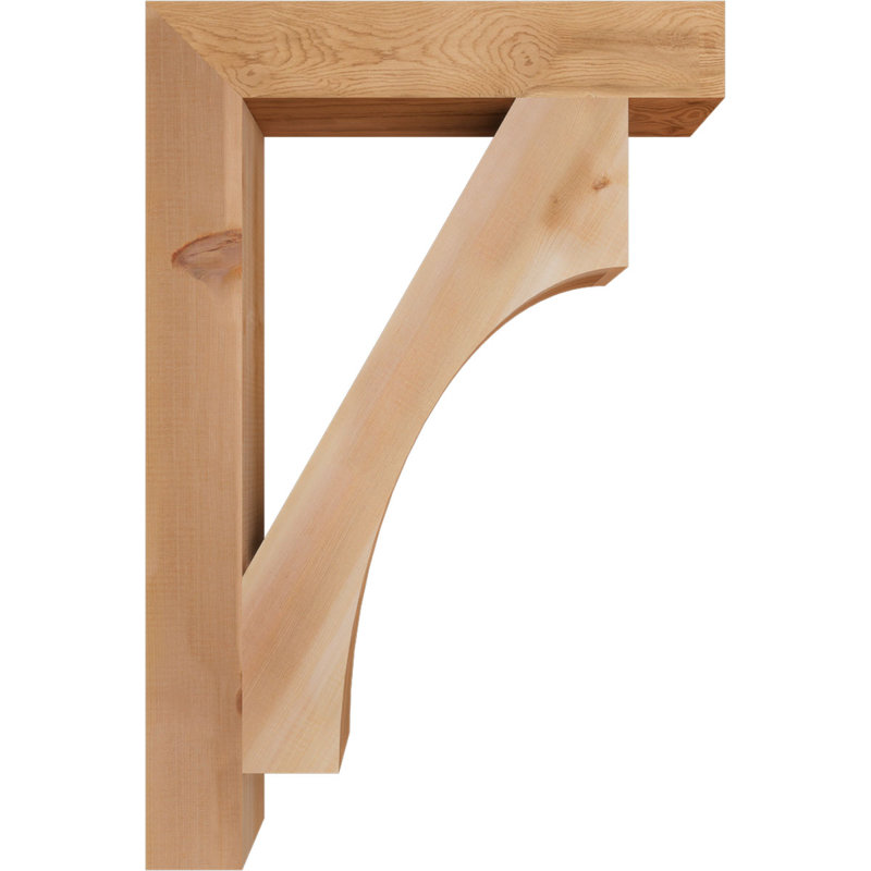 Support Westlake Block, Cèdre rouge de l'Ouest (lisse), H 36 po x l 3,5 po x P 24 po