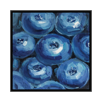 Bleuet - reproduction d'art murale - toile encadrée