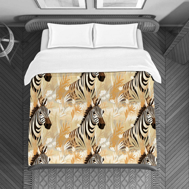 Zebra Duvet Cover, King Duvet Cover
