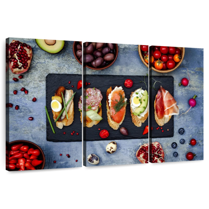 Yarlin Bruschetta Platter, 48" H x 74" W