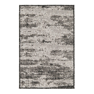 Noushin Charcoal Cartago Indoor/Outdoor Modern Rug