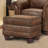 Jaeson Upholstered Accent Chair with Ottoman