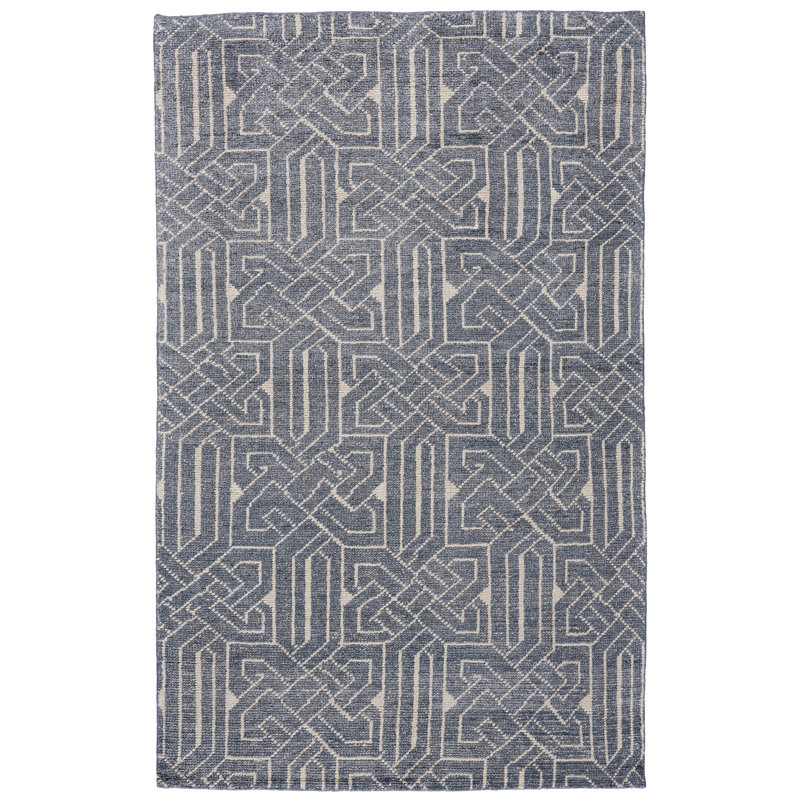 Tapis indigo Halloran, Rectangle 4 pi x 6 pi