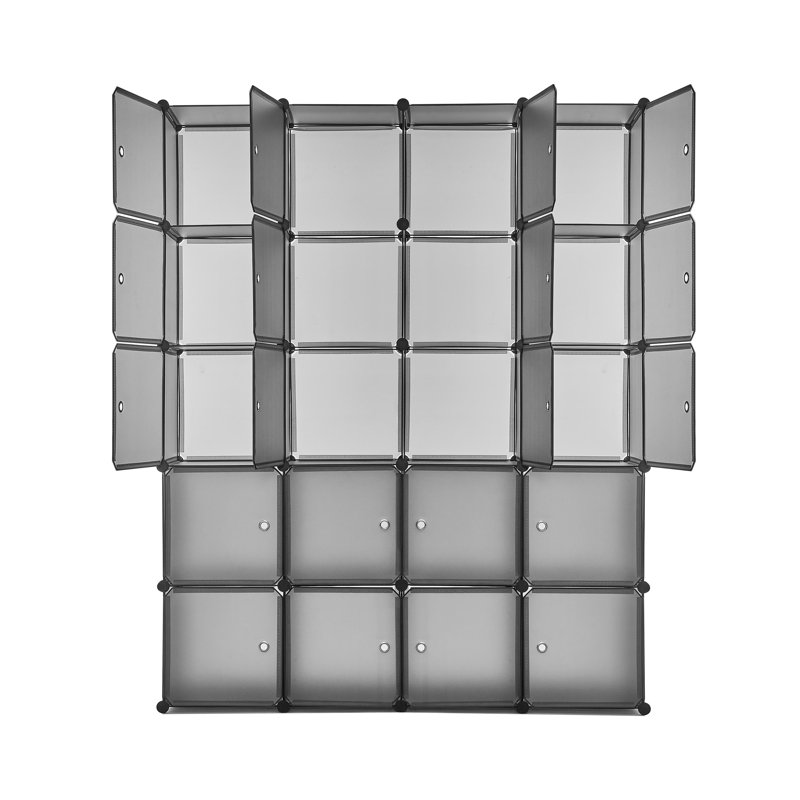 Neubauer 20 Door Plastic / Acrylic Wardrobe