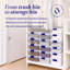 Contenants de rangement en plastique transparent de 15,5 pintes Homz