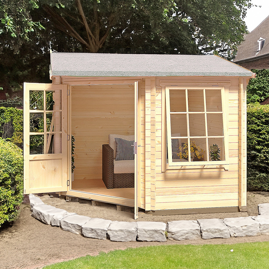 Rochester 10 x 10 Ft. Corner Log Cabin