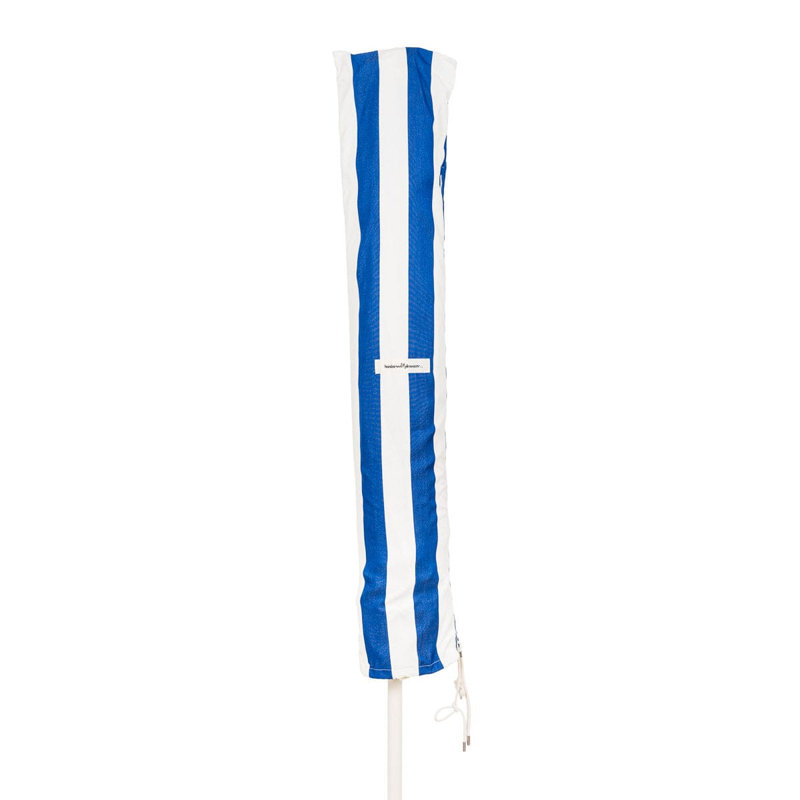 Patio 90'' W Umbrella, Blue/White