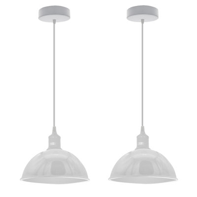 Gingras 2 - Light White Single Pendant