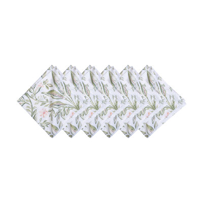 Ensemble de 6 serviettes de table Lana Palms