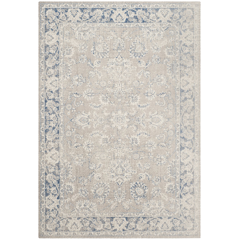 Tapis taupe Amiri, Rectangle 6 pi 7 po x 9 pi