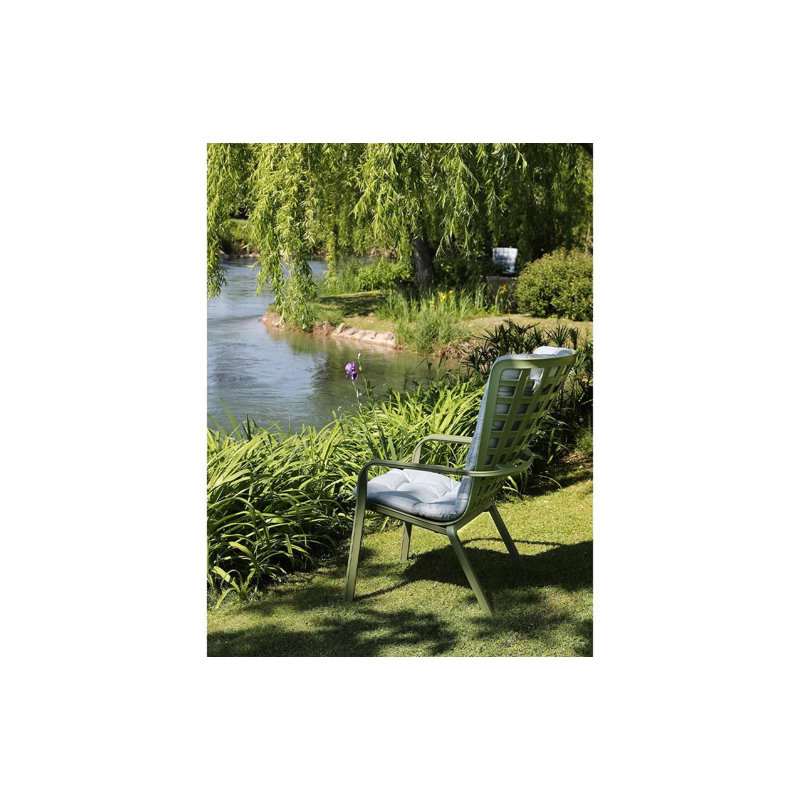 Folio Outdoor Rocker Chair, Beige, Green