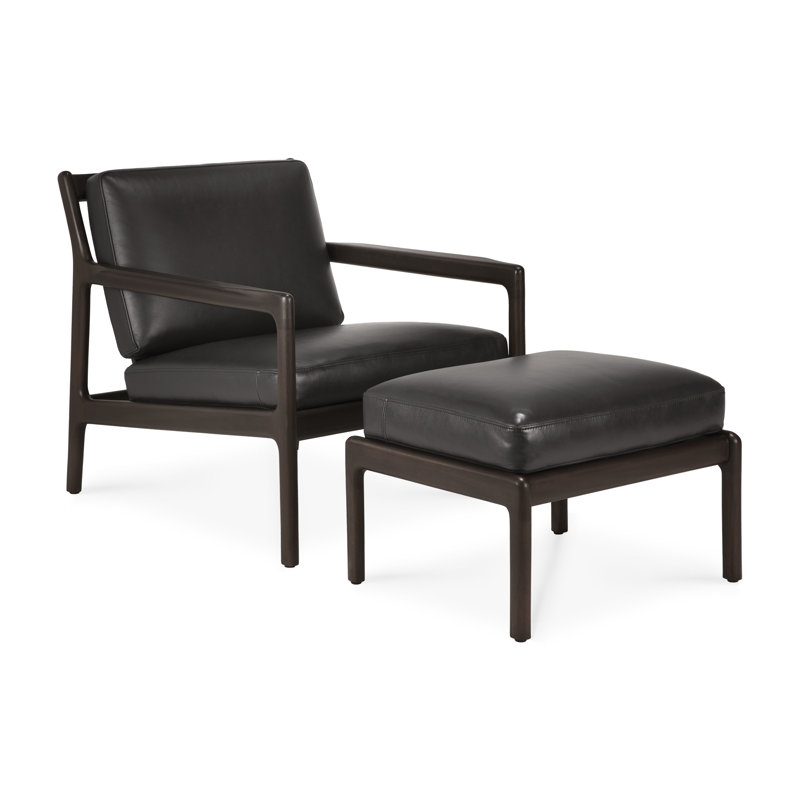 Jack Lounge Chair, Carbone Leather