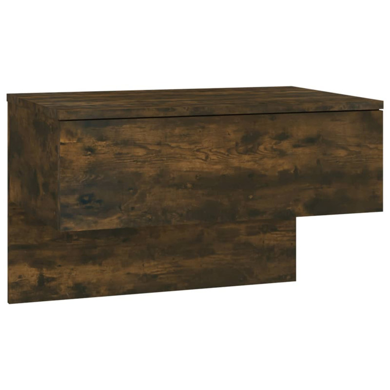 60cm W Bedside Table, Smoked oak
