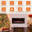 Afomia Symple Stuff Black Freestanding Electric Fireplace-819823724