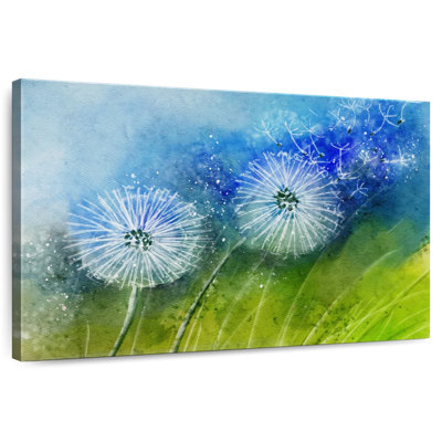 Harnek Fluffy Blue Dandelions