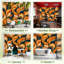 Papier peint adhésif auto-adhésif moderne pour la chambre à coucher L 100 po x l 144 po Peel and Stick