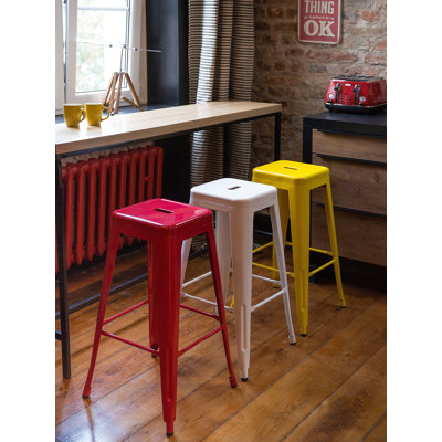 Iowa Park Counter Stool with Metal Frame