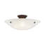 Plafonnier semi-encastré 4 lumières 24 po Aneudi-814786900