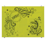 Tableau blanc magnétique en verre lime 3 x 4 Mooreco