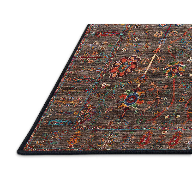 Tapis 100% moderne Mid-Century lavable à la machine 1980, Tapis de couloir 2 pi x 5 pi