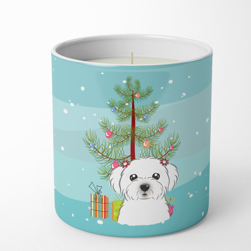 Arbre de Noël et bougie de soja 10 oz