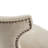 Emmett Garnell 360-degree swivel counter stool with nailheads-2091939349