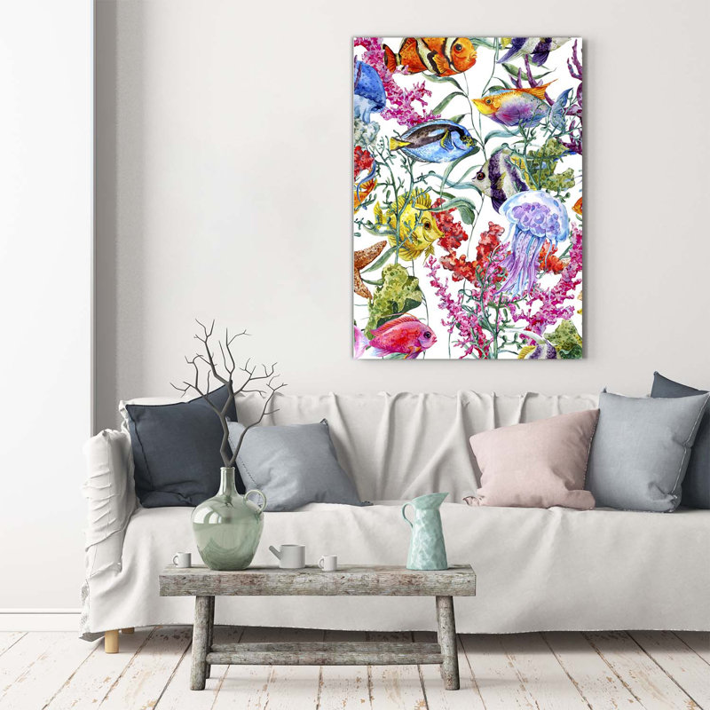 Underwater World - Wrapped Canvas Print