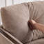 Chaise d'appoint rembourrée moderne avec accoudoirs en bois-1715856620