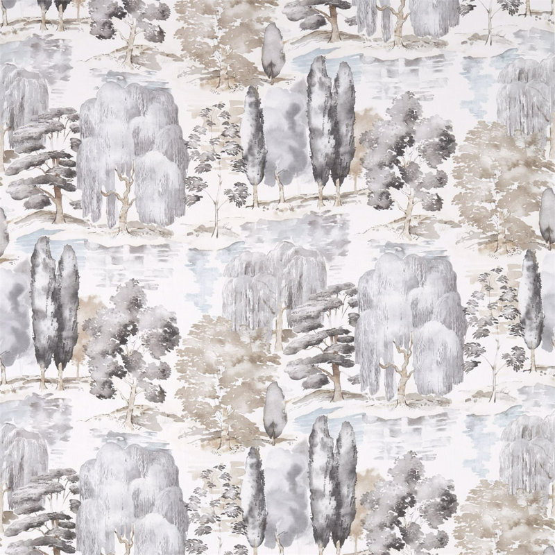 Waterperry Fabric, Charcoal