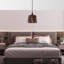 Lustre en métal avec capuchon en simili bambou 23,6 x 23,6 x 23,6 po Antiquation | Certifié CE, douille E27 (40 W maximum) | Élégant luminaire pour la décoration intérieure, la salle à manger et les espaces de vie-1326737404