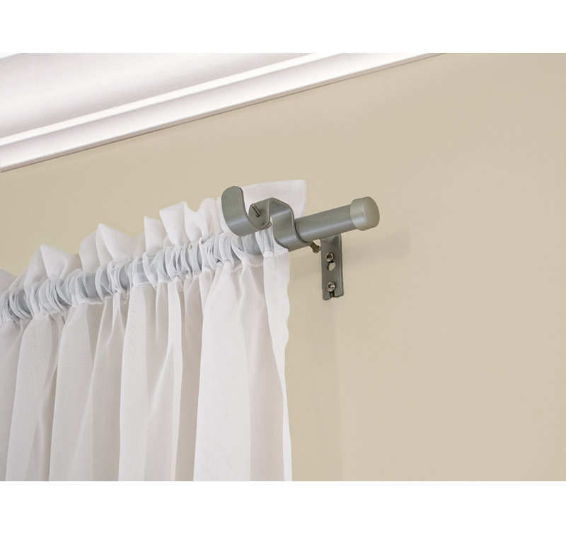 Ensemble de tringle Lumino, 3/4 po de diamètre Lumino, Bronze huilé foncé, H 0,75 po x l 48 po x P 0,75 po