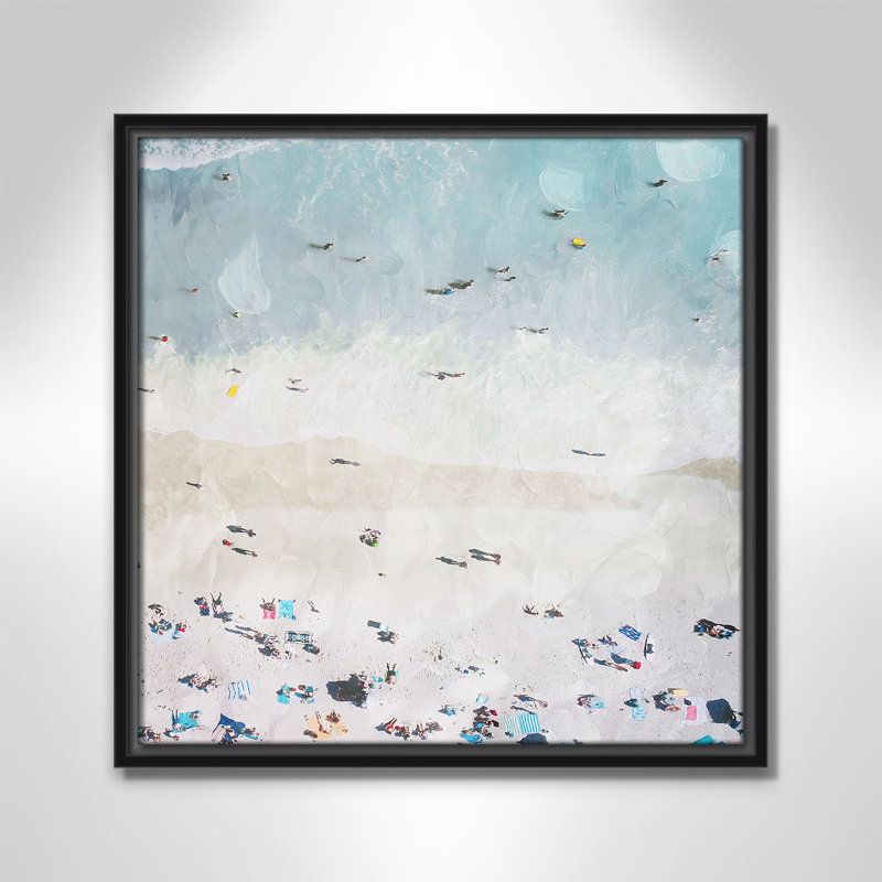 «Beaching Out II» par Milli Villa, Noir, H 17,5 po x l 17,5 po