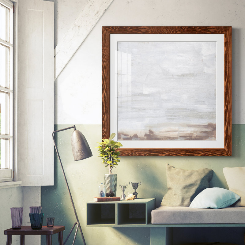 Neutral Breakers II - reproduction encadrée de qualité supérieure - prête à être accrochée, H 35,5 po x l 35,5 po x P 1,5 po