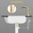 Widespread 2-handle Bathroom Faucet with Drain Assembly