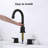 Durable Dual Handle Bathroom Faucet with 360° Swivel, Easy Installation, and Water-Saving Aerator for Modern Bathrooms