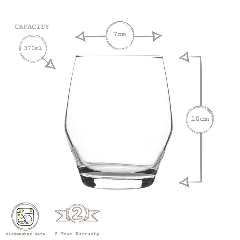 370ml Whiskey Glass, 6