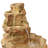 Villegas Weather-Resistant Stone Springs Outdoor Water Fountain with LED Lights