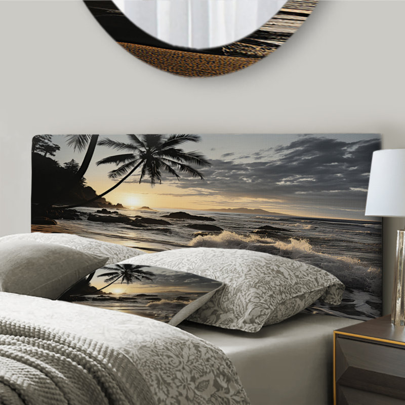 Tête de lit Beach Photo Tropical Escape IV, Très grand