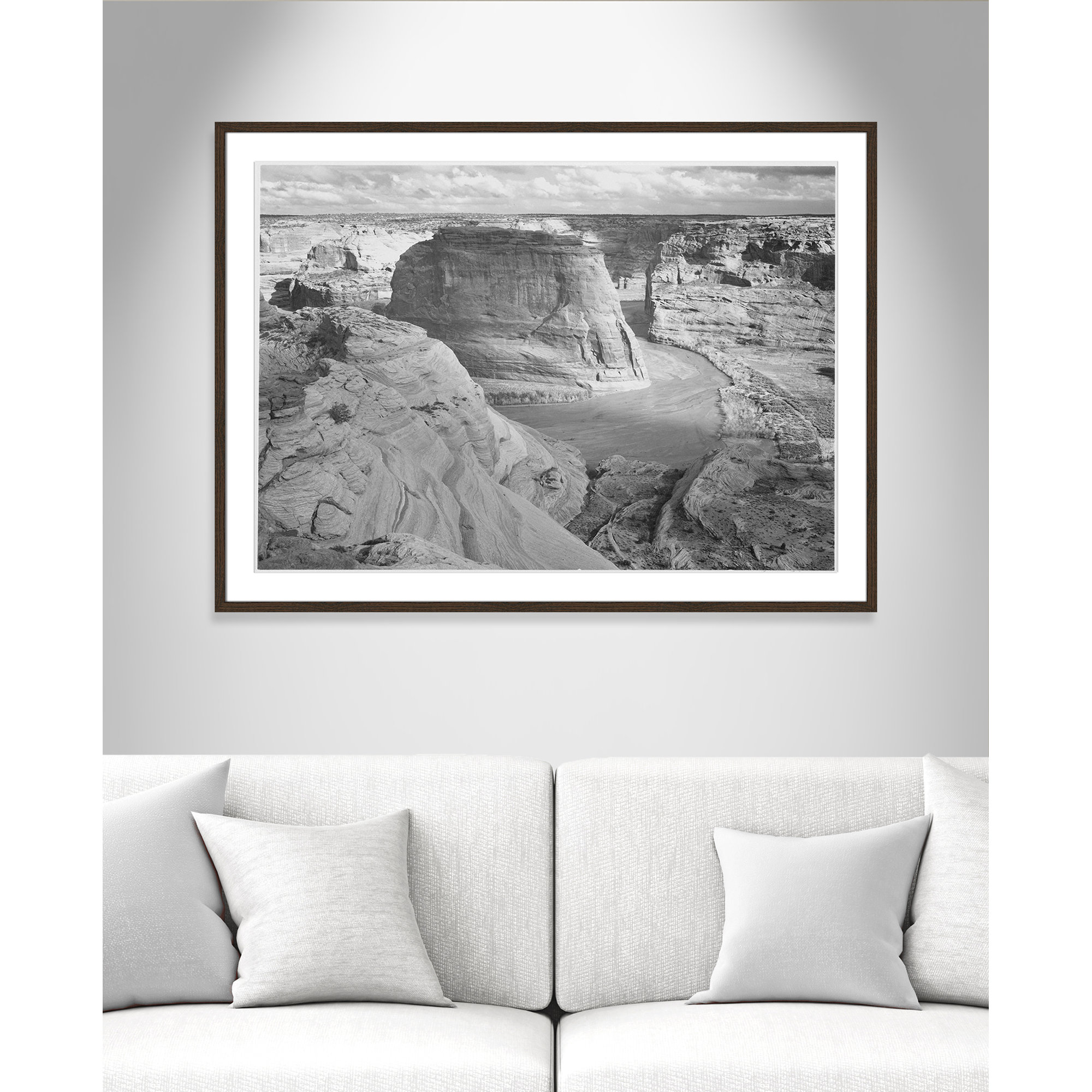 Canyon De Chelly Arizona 2 by Adams, 29.5" H x 41.5" W x 0.75" D, Walnut