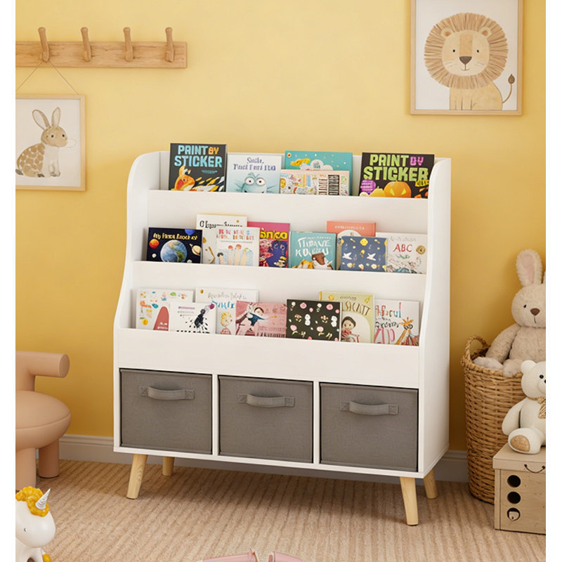 Bibliothèque multifonctionnelle et organisateur de jouets, 27.9