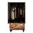 Light luxury French retro bedroom wardrobe