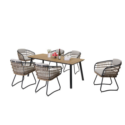 Outdoor Wicker Dining Set,Outdoor Dining Set