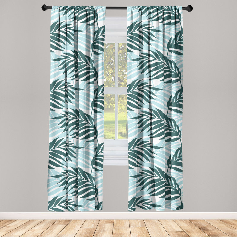 Semi Sheer Curtain Pair, 28" W x 84" L