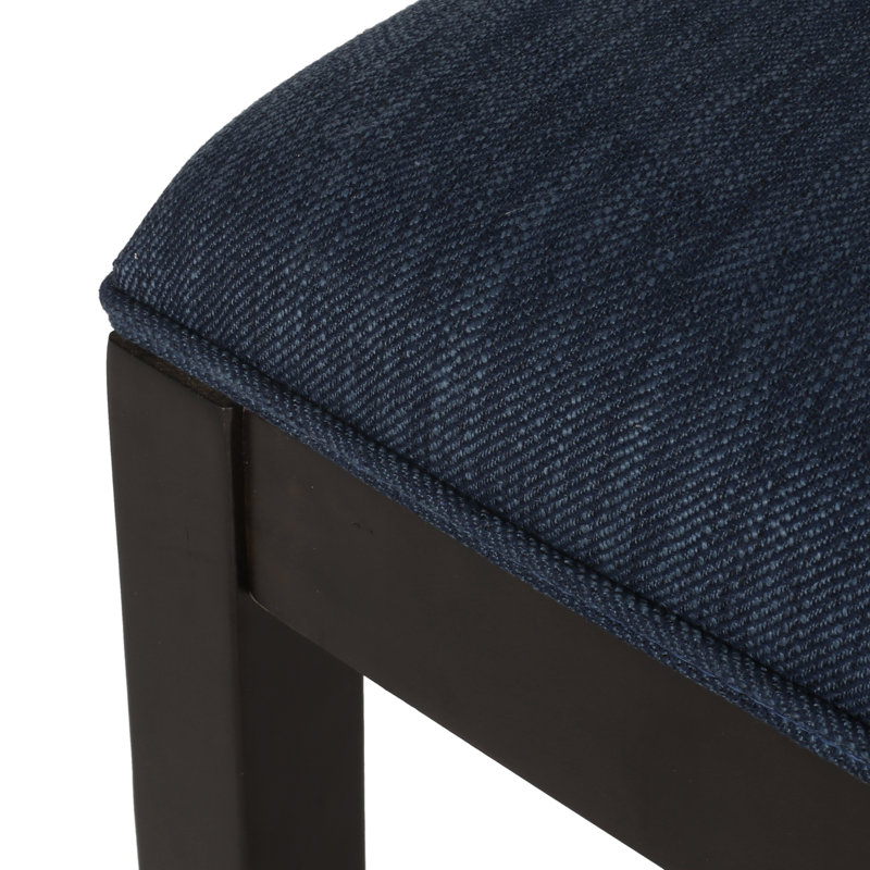 Chaises de salle à manger rembourrées Antonay, Bleu marine