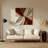 Gradient Abstract 57 Beige Metal Wall Art-608100424