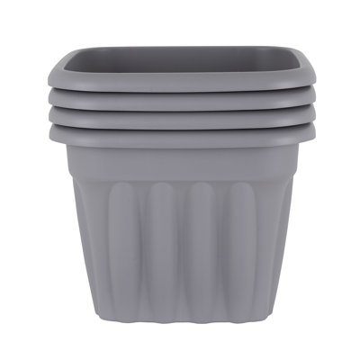 Wham Vista Square Planter Upcycle Grey