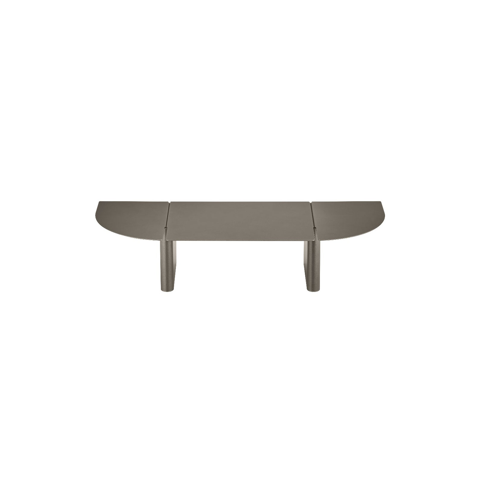 Oru Stainless Steel Floating Shelf, Burnt Metal Finish