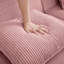 Repose-pieds Martha Velours côtelé - Rose-1209967405