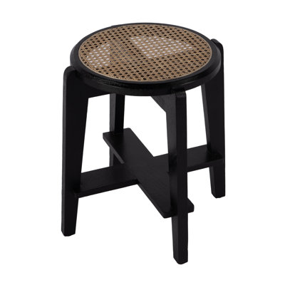 Chamelle Solid Wood Accent Stool